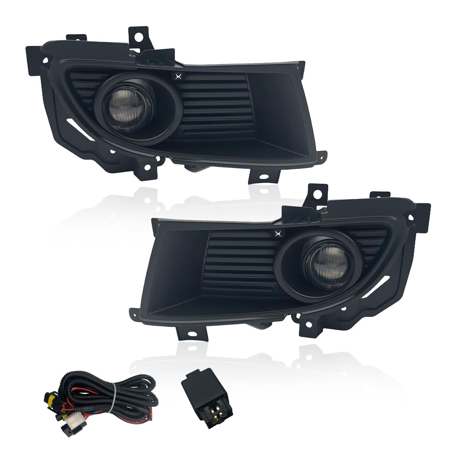 2004-2006 Mitsubishi Lancer Front Bumper Fog Lights – Clear Lens