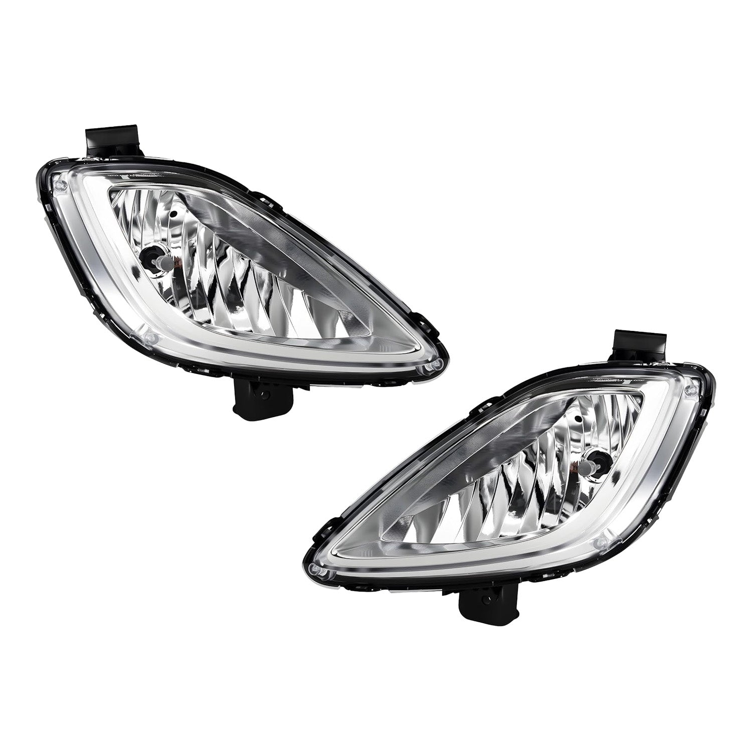 2011–2013 Hyundai Elantra Fog Light Assembly Replacement | Halogen Bulb | Clear Lens | Right/Left Side