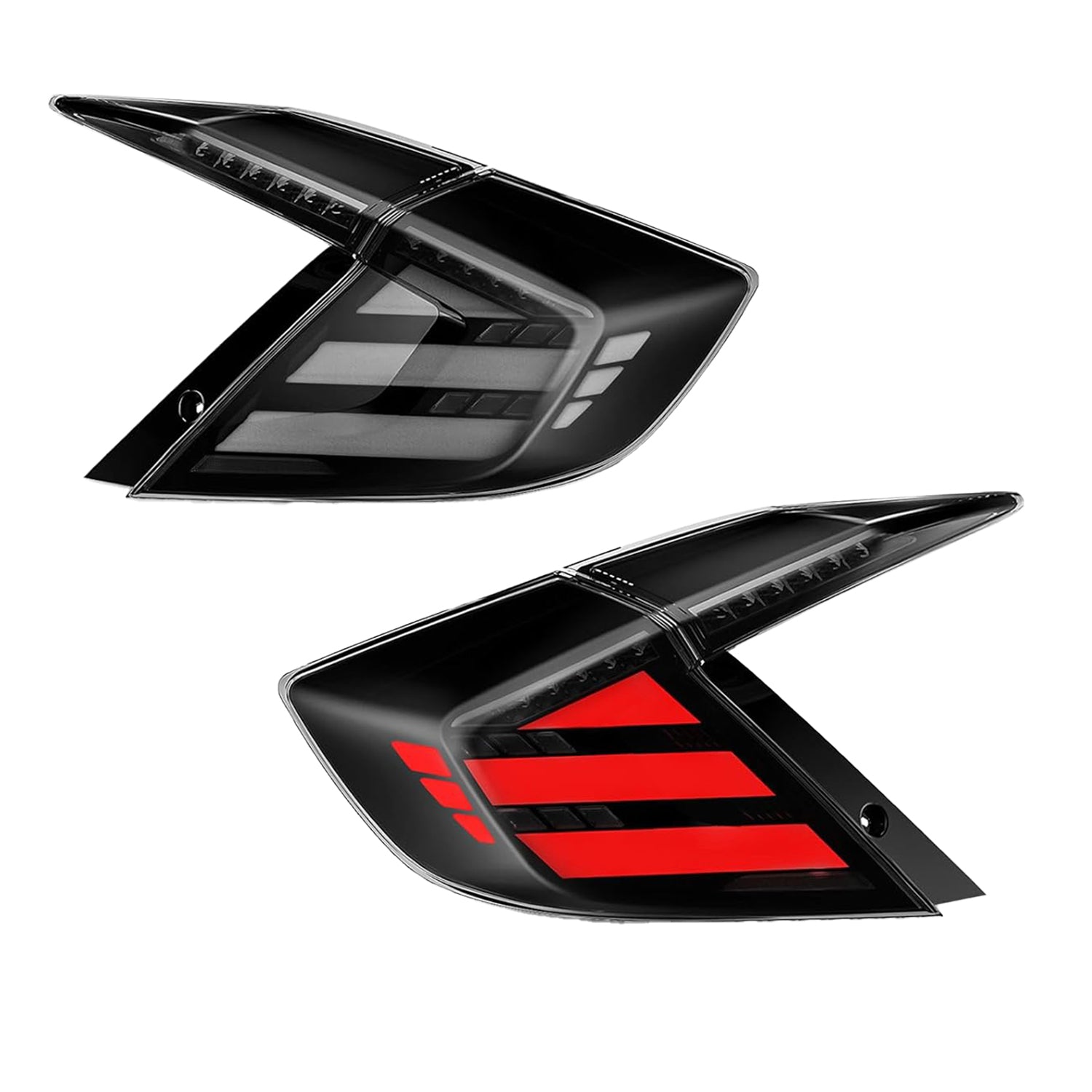2016-2021 Honda Civic 10th Gen Sedan Sequential LED Tail Lights | Start-Up Animation & Dynamic Turn Signal
