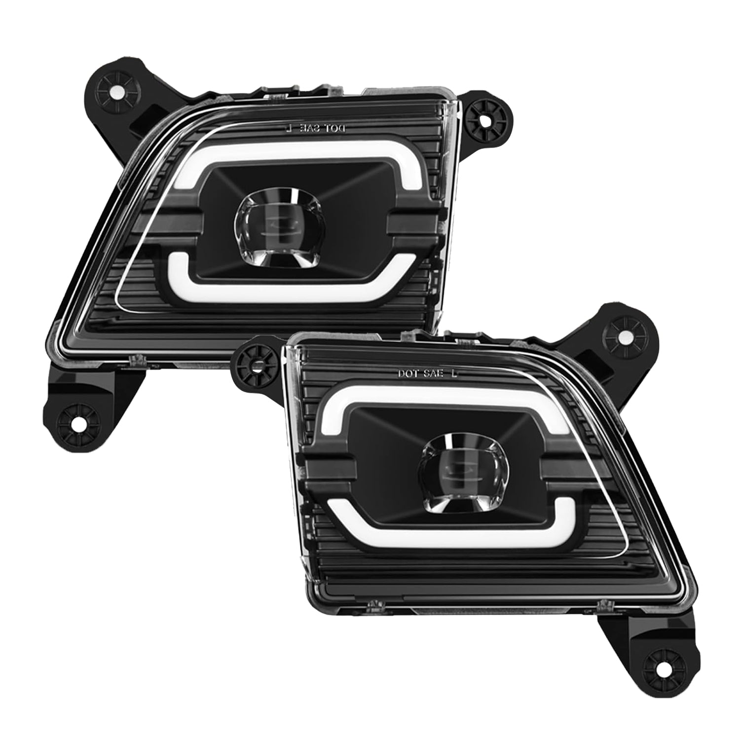 2019–2023 Chevy Silverado 1500 / 2020–2023 2500HD 3500HD LED Fog Lights | DRL + Turn Signal | 6500K | 1 Pair