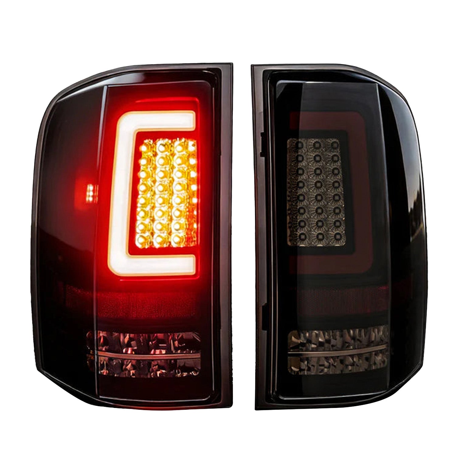 2007–2013 Chevy Silverado LED Tail Lights | Smoked Lens | Full LED Upgrade