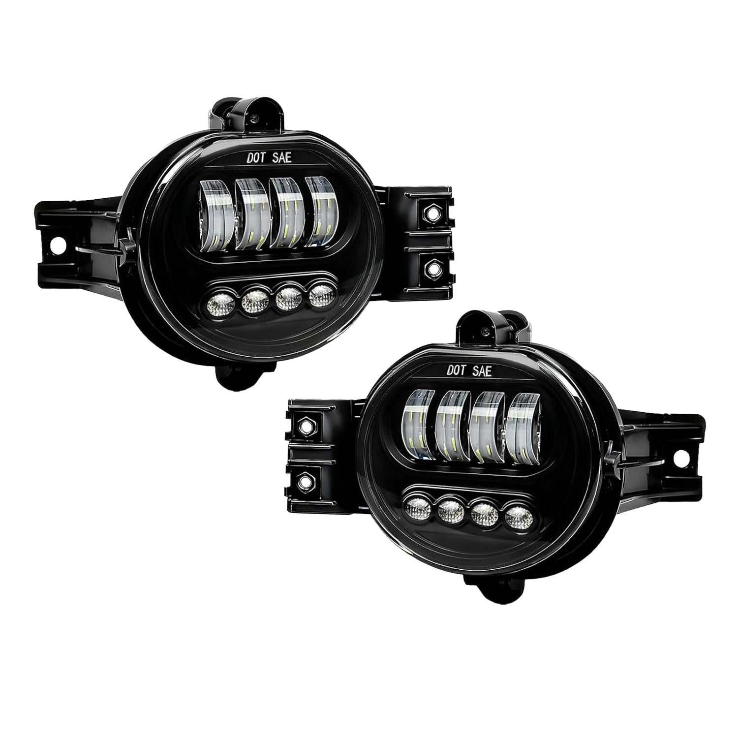 2002–2008 Dodge Ram 1500 2003–2009 Ram 2500 3500 LED Fog Lights 4 Oval