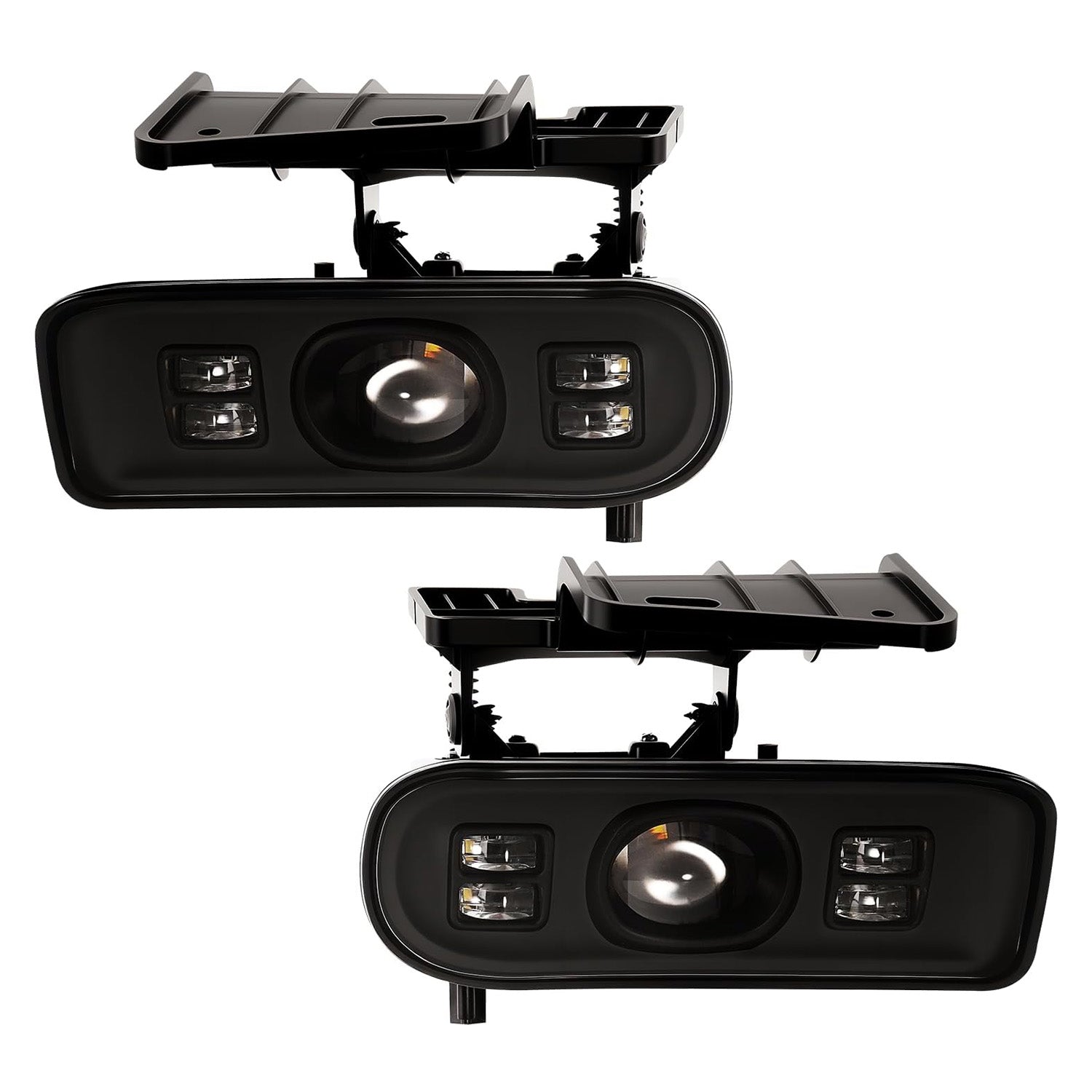 1999–2006 Chevy Silverado / Tahoe / Suburban LED Fog Lights Assembly Replacement | Front Bumper Driving Lamps | Plug & Play | 1 Pair