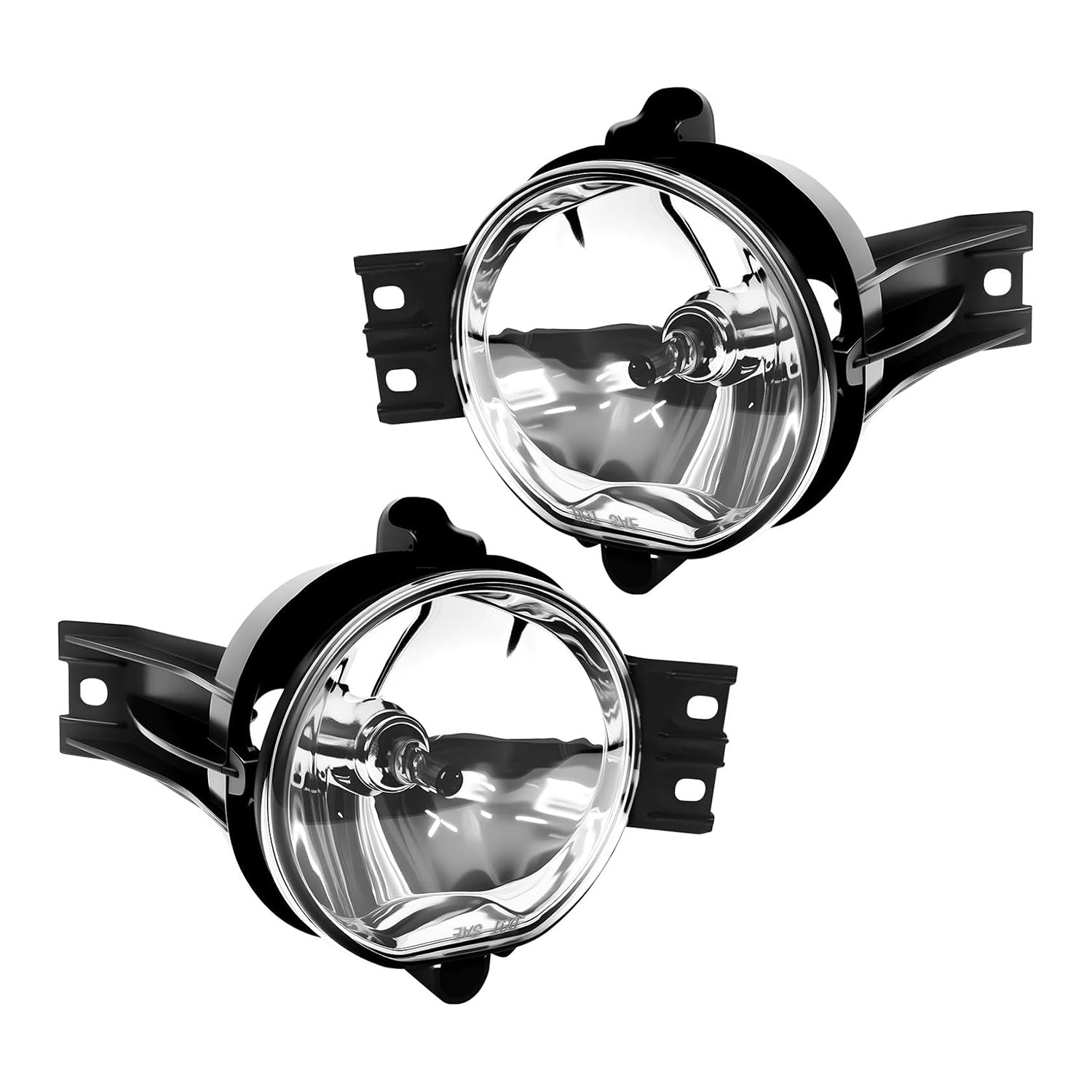 2002–2009 Dodge Ram 1500/2500/3500 & 2004–2006 Durango Fog Lights | Clear Lens | Wide Beam | Plug & Play | 1 Pair