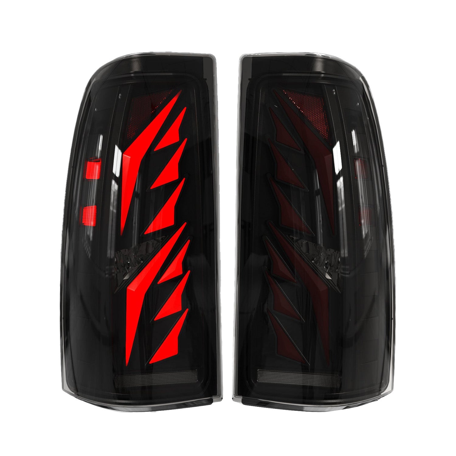 2003–2006 Chevy Silverado Sequential LED Tail Lights | Start-Up Animation | Smoked Lens