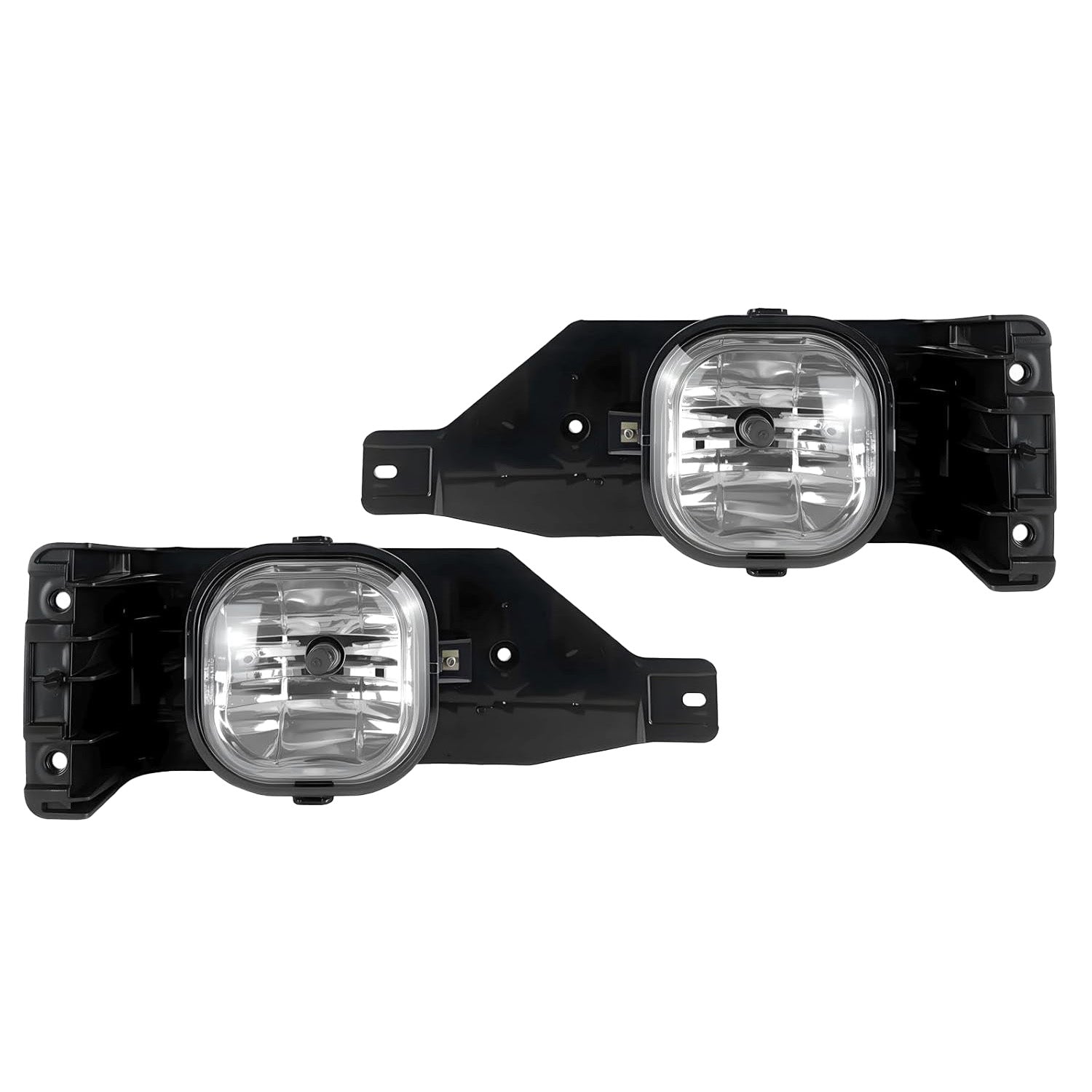 2005–2007 Ford F250/F350/F450/F550 Super Duty & 2005 Ford Excursion Fog Lights Assembly Replacement | Clear Lens | 1 Pair