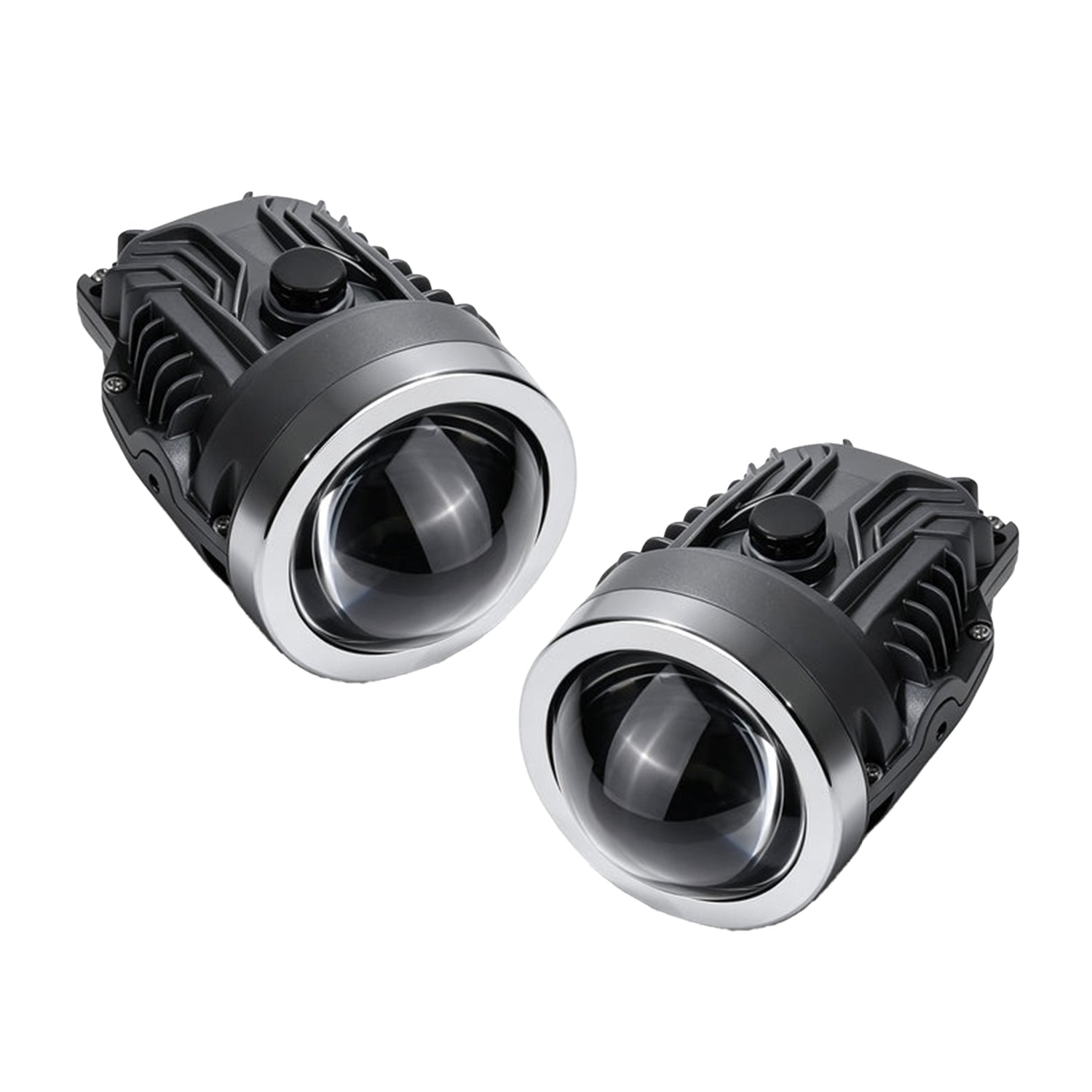 Universal Laser LED Dual-Beam Fog Lights | 3 Color Modes | Honda / Toyota / Lexus | DOT Approved | 1 Pair