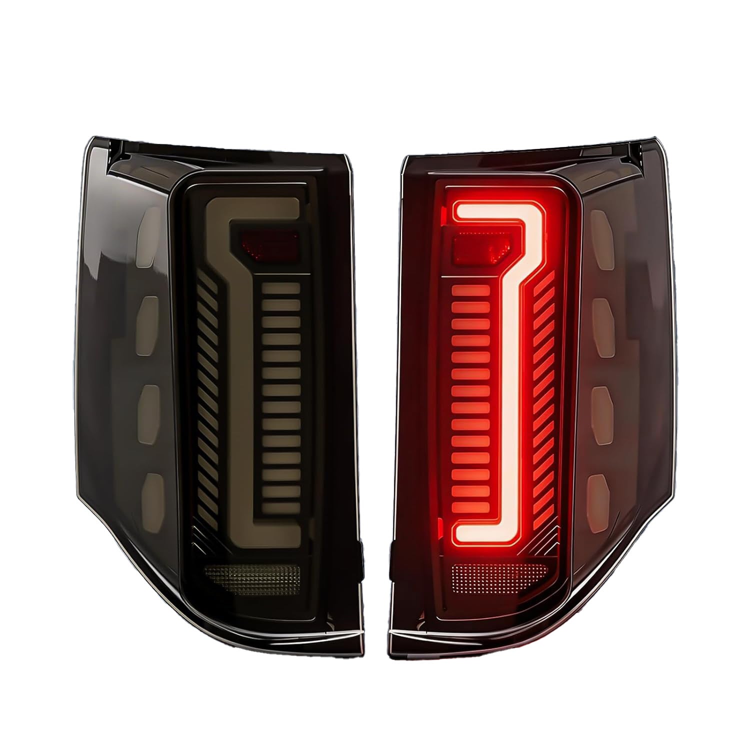 2011-2020 Dodge Grand Caravan Sequential LED Tail Lights Assembly – Start-Up Animation, Dynamic Turn Signal, Smoked