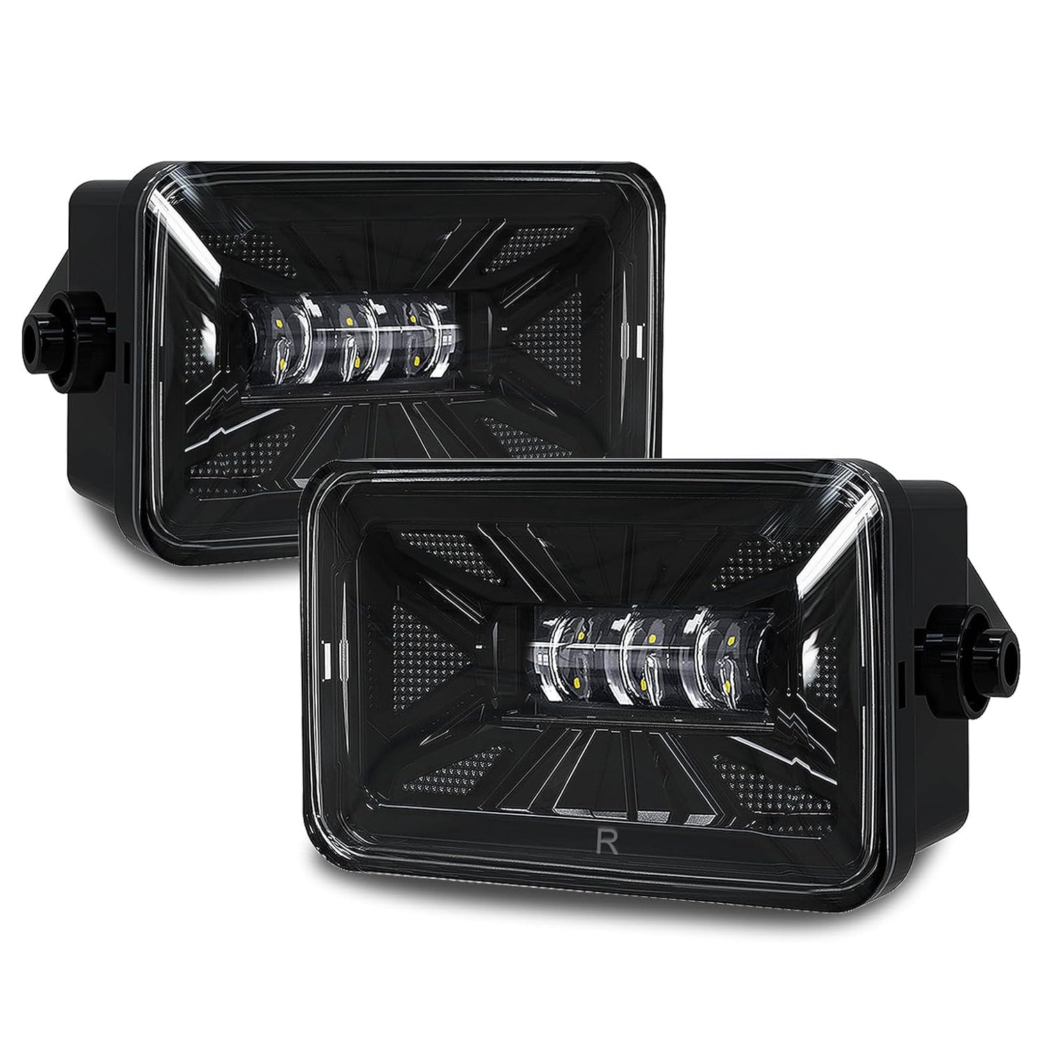 2015–2020 Ford F-150 LED Fog Lights | Front Bumper Driving Lamps Kit | Clear Lens | 1 Pair