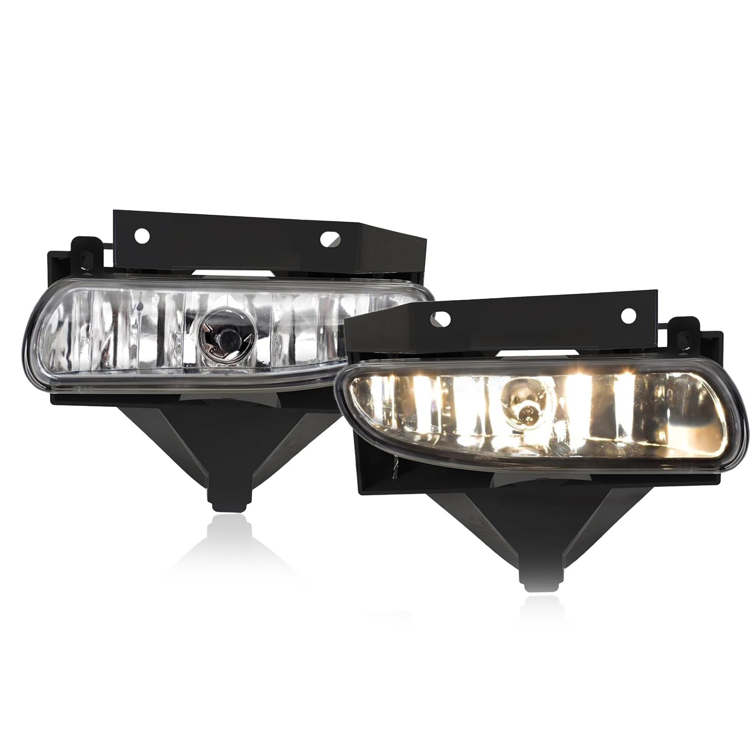 1999–2004 Ford Mustang Halogen Fog Lights Replacement | OEM# XR3Z15200AA/BA | DOT & SAE Approved | No Wiring Harness | 1 Pair