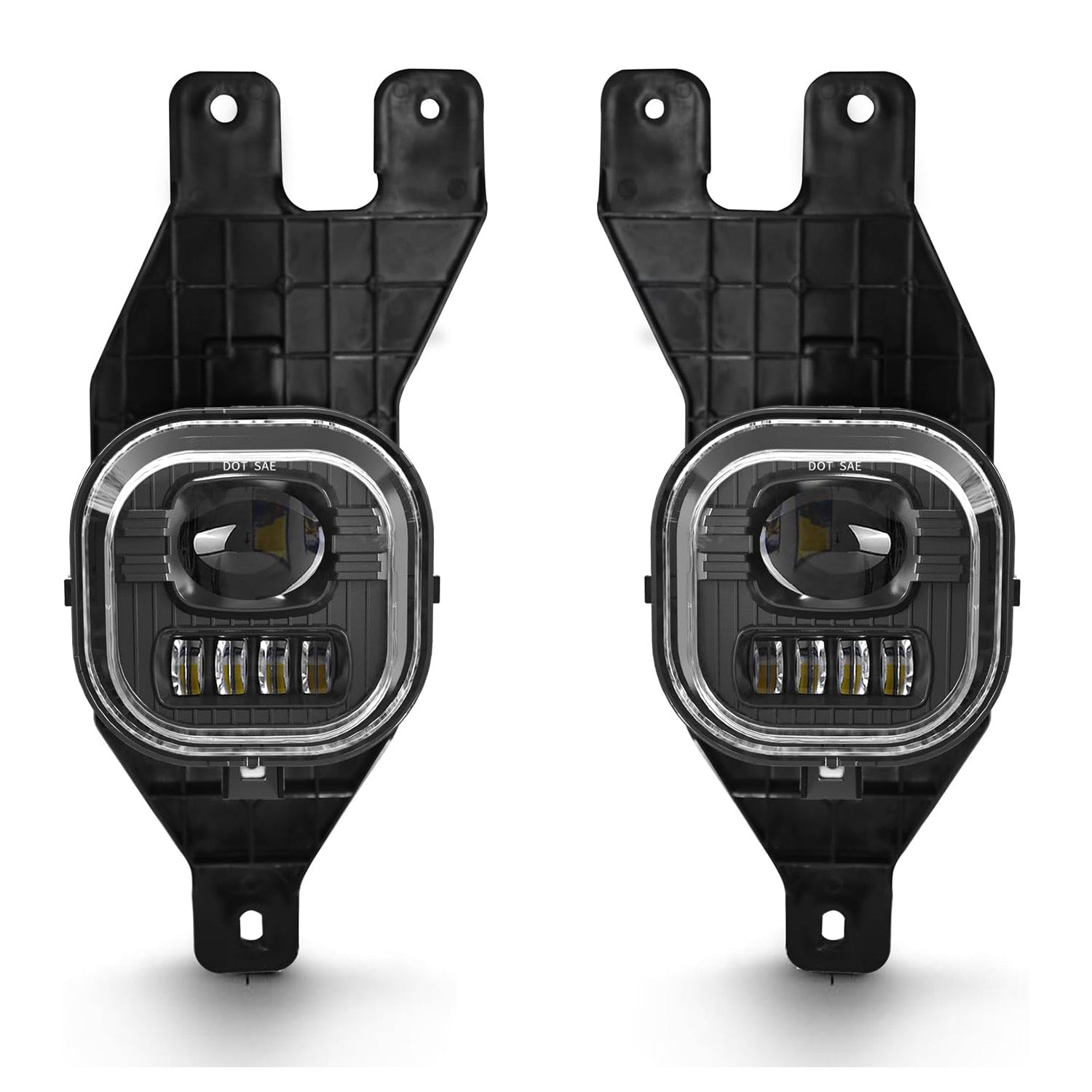 1999–2004 Ford F250 F350 Super Duty / Excursion LED Fog Lights | 6500K | DOT | IP67 | Plug & Play