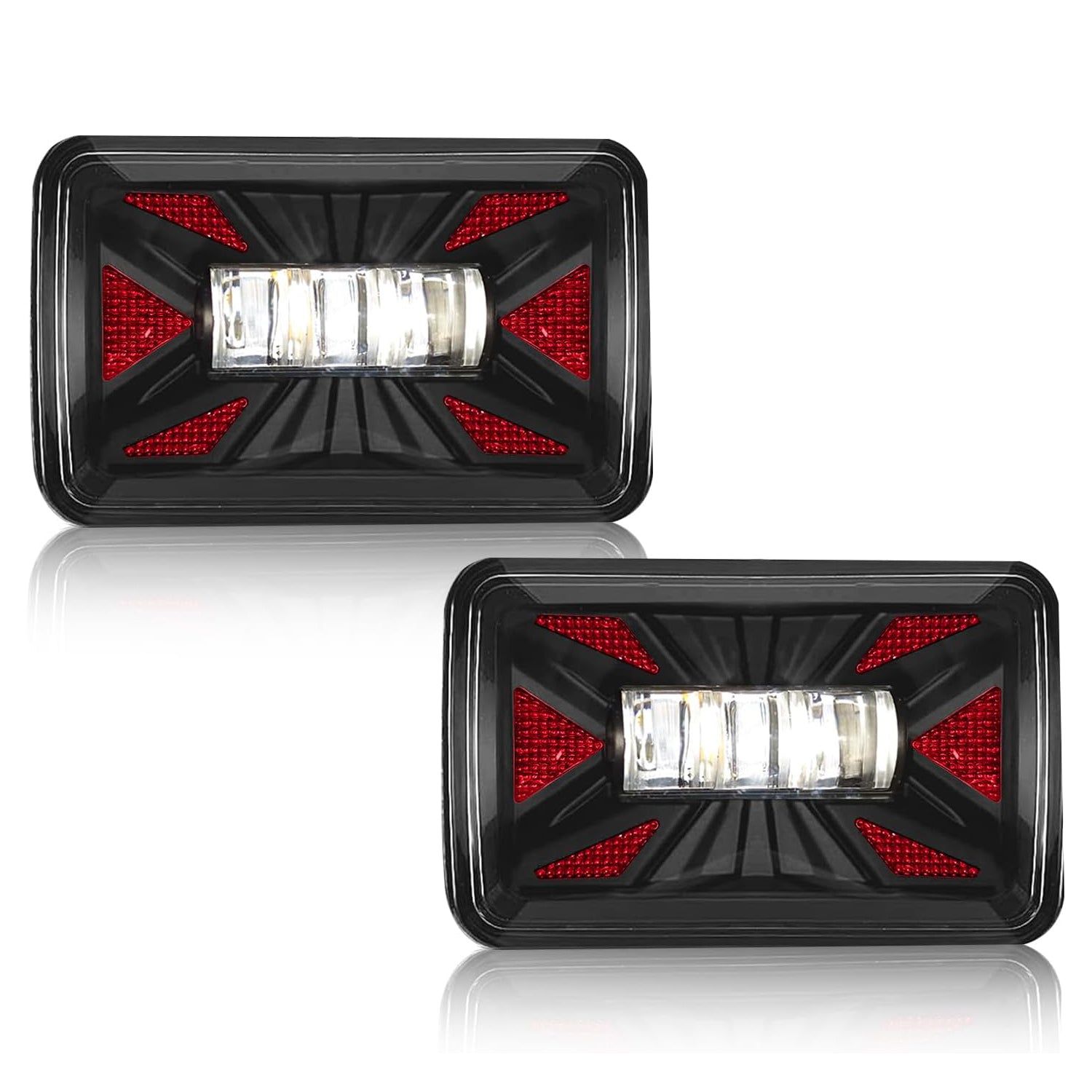 2015–2020 Ford F-150 & 2017–2018 Super Duty LED Fog Lights Replacement | Clear Lens | Plug & Play | 1 Pair
