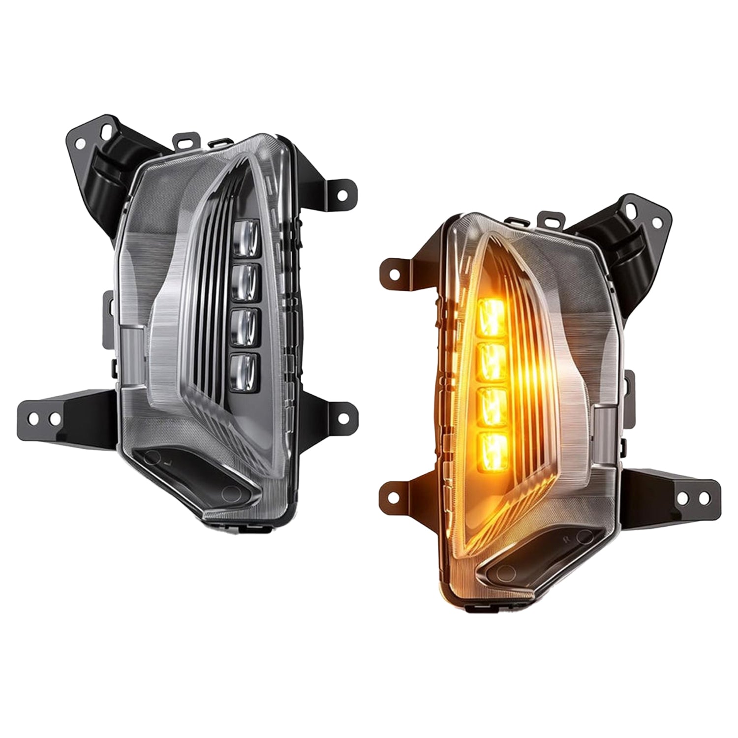 2022-2024 Chevy Equinox LED Fog Lights with DRL & Amber Turn Signal | with Wiring Harness