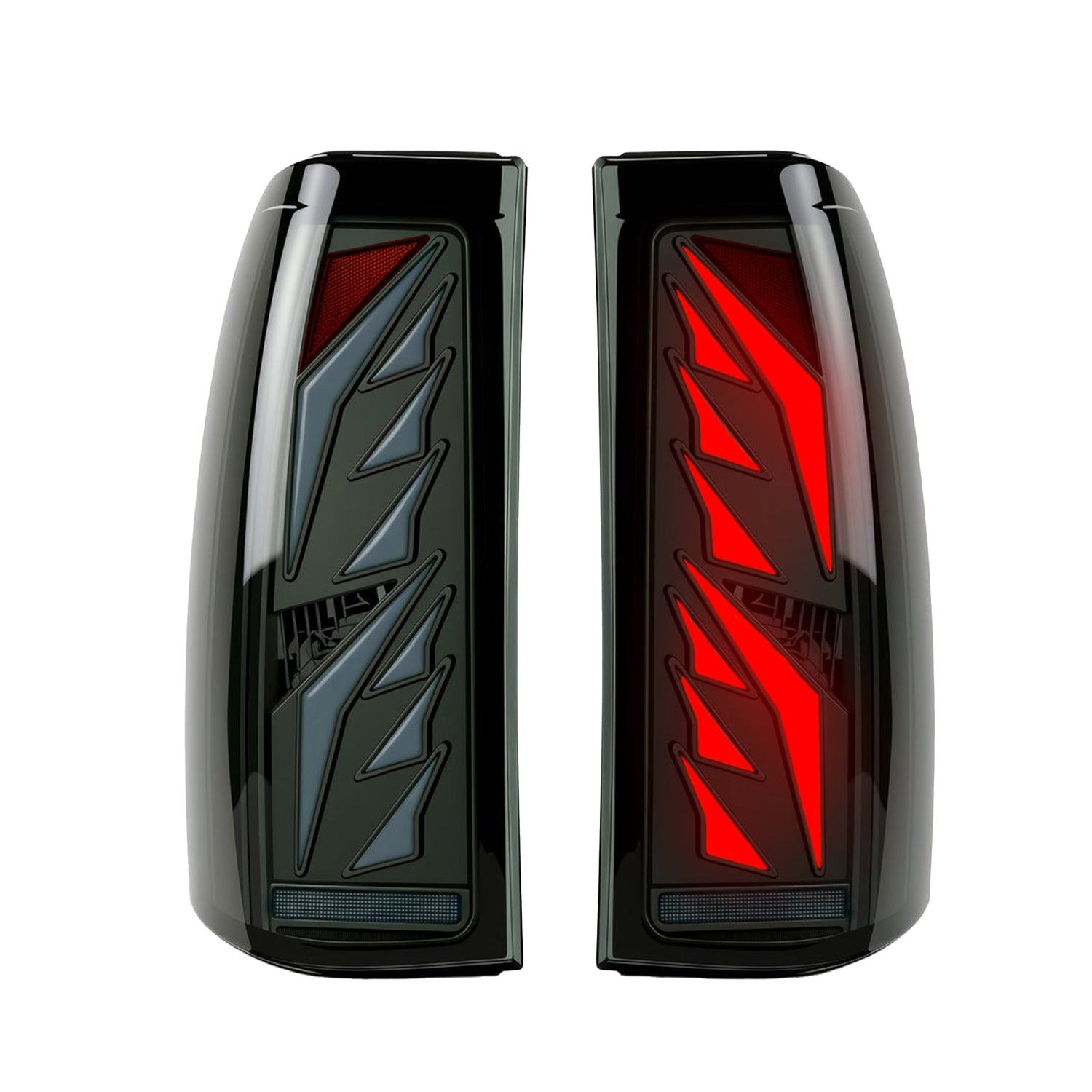 2003-2006 Chevy Silverado Sequential LED Tail Lights | Smoked | Start-Up Animation & Dynamic Turn Signal