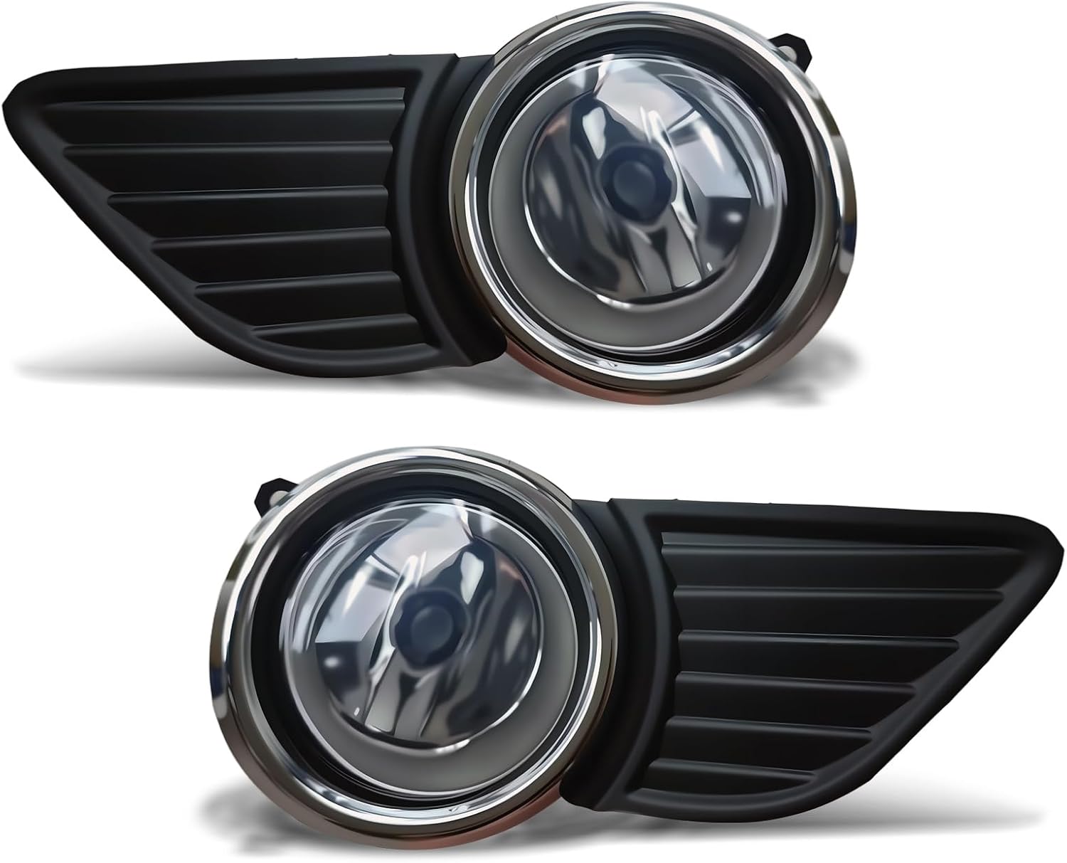2011–2017 Toyota Sienna LED Fog Lights Replacement | Clear Lens | IP67 Waterproof | With Harness & Switch | 1 Pair