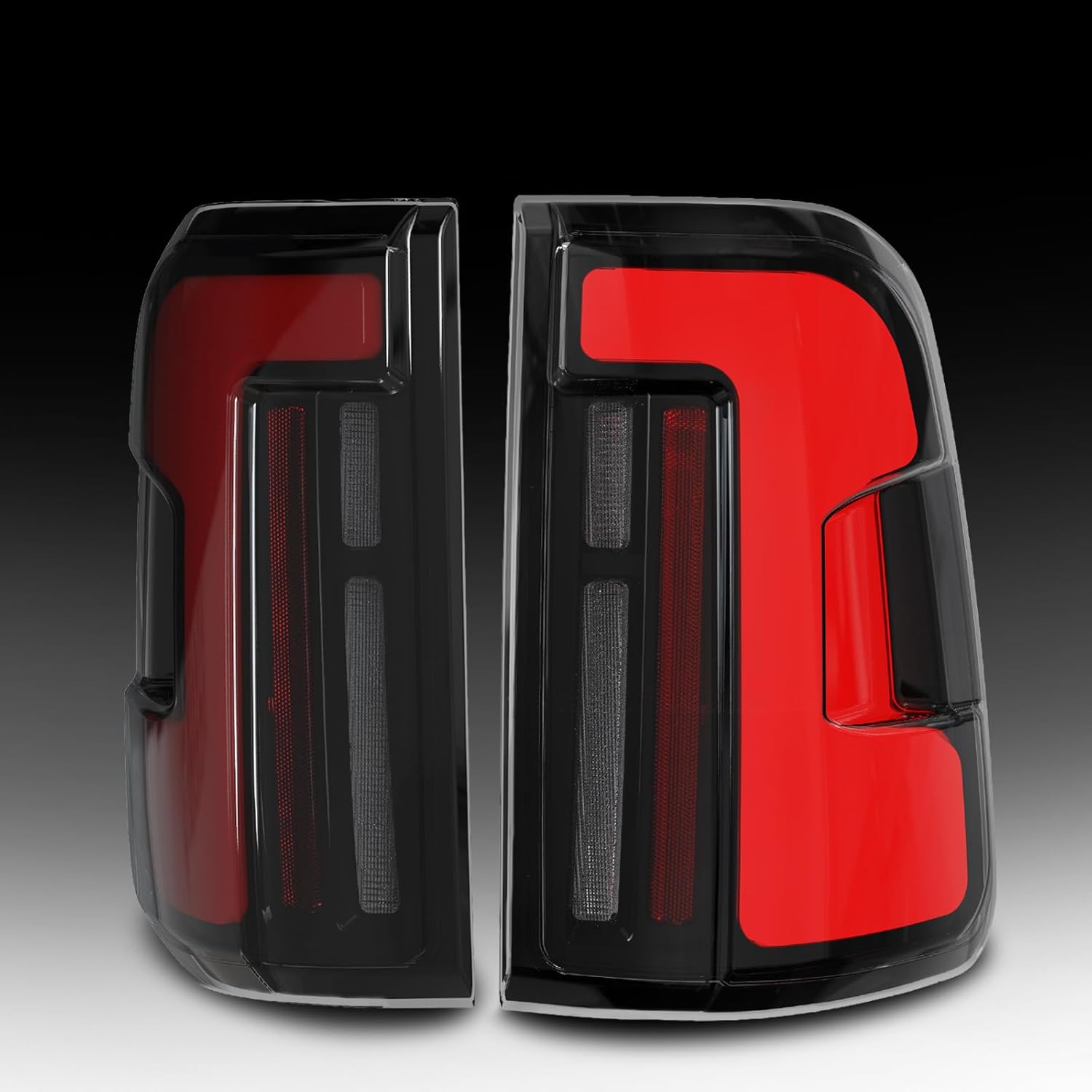 2019–2024 Dodge Ram 1500 LED Tail Lights (Without Blind Spot) | Sequential | Start-Up Animation | Smoked Lens