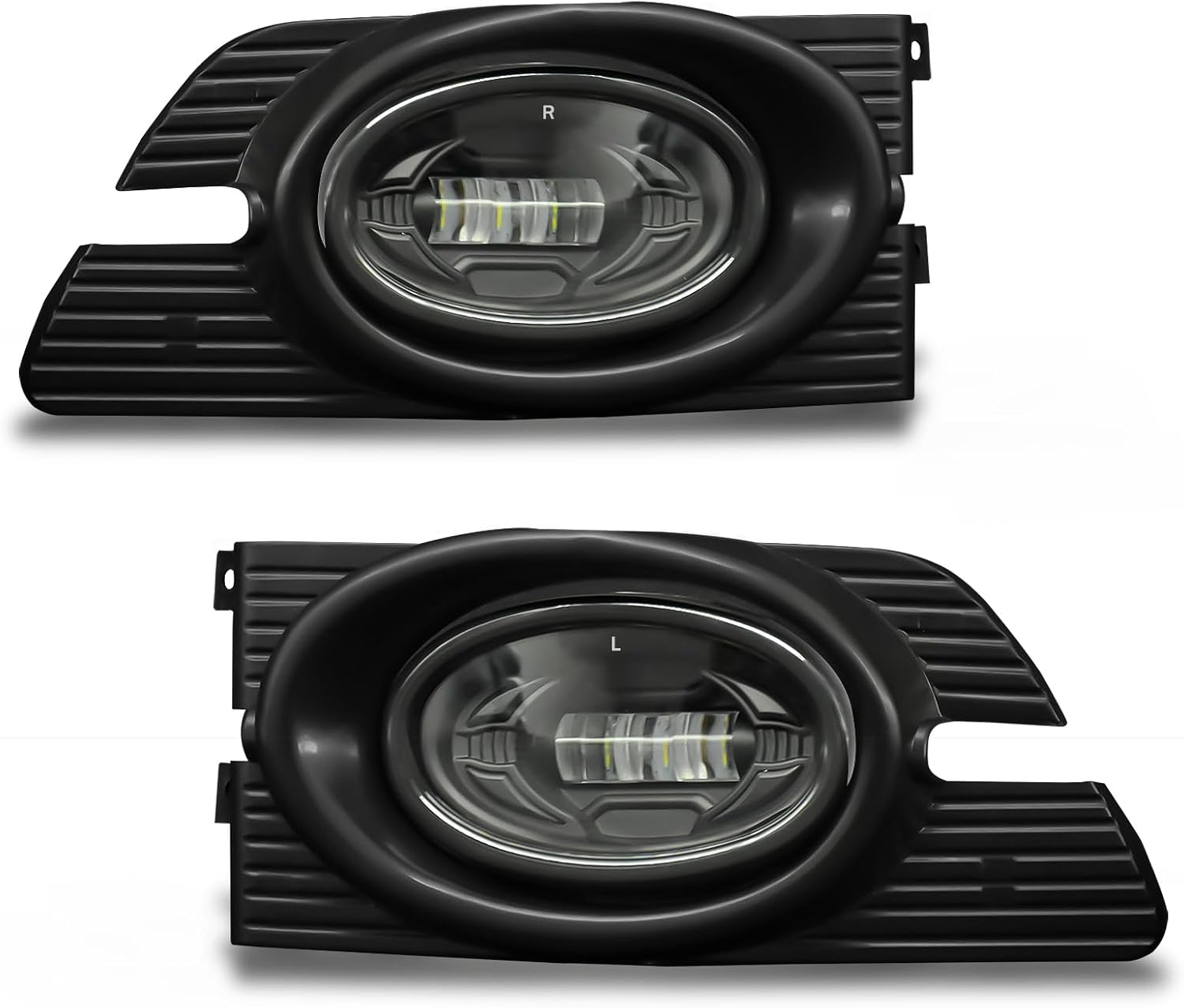 2001–2002 Honda Accord 4 Door Sedan LED Fog Lights Clear Lens