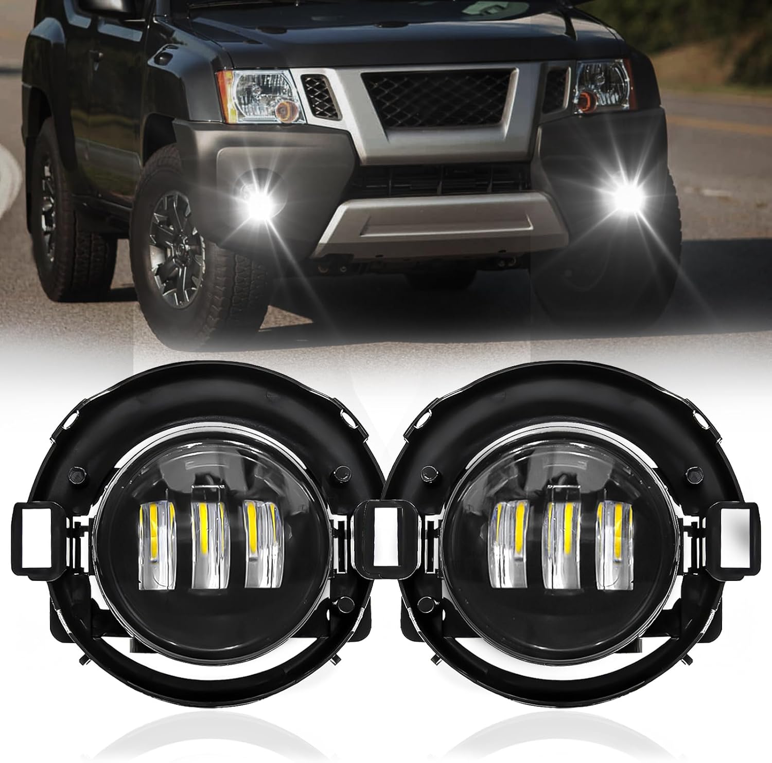 2010–2017 Nissan Frontier 2005–2015 Xterra LED Fog Lights DRL Kit
