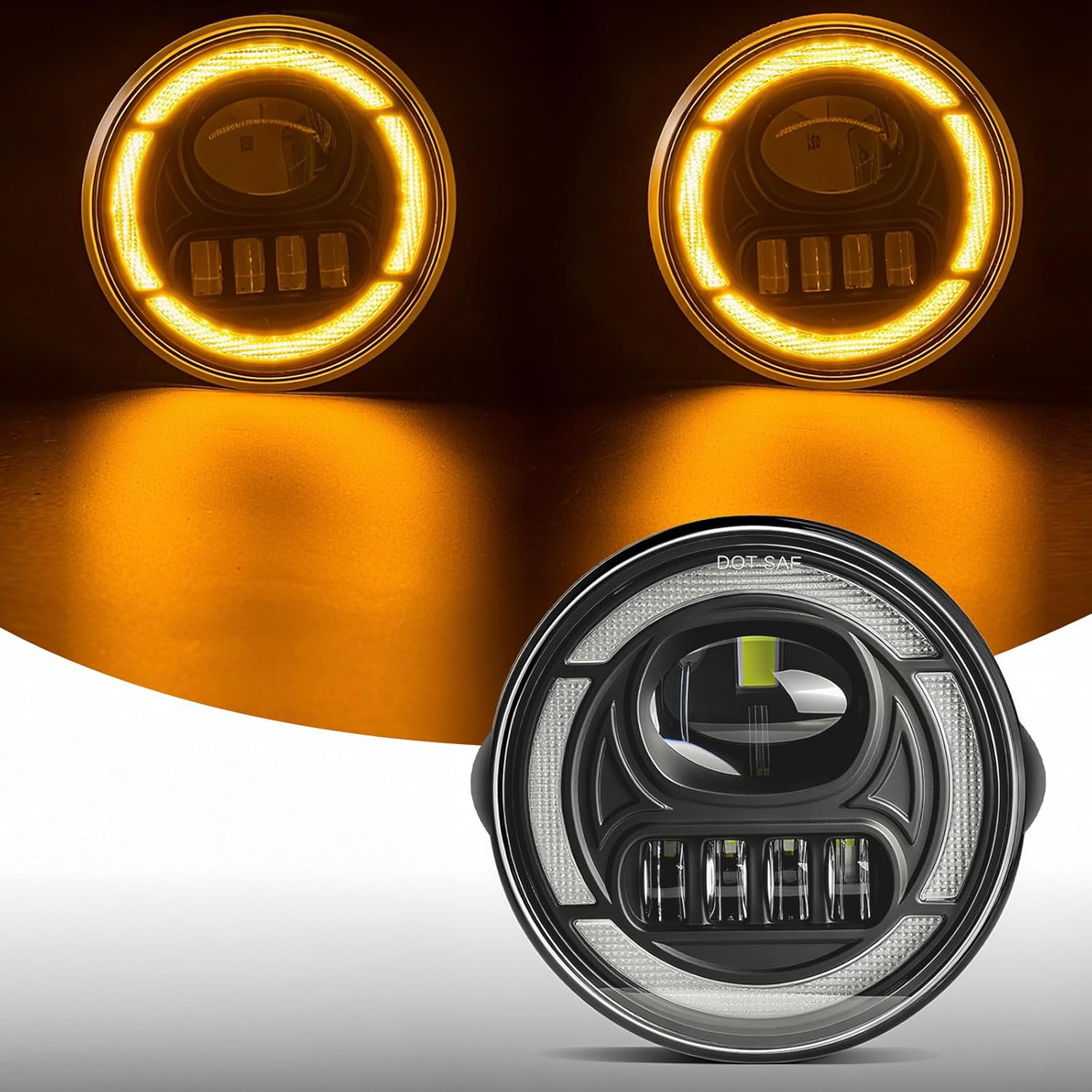 2007–2014 Ford Expedition / 2008–2011 Ranger LED Fog Lights | DRL | Plug & Play | 1 Pair