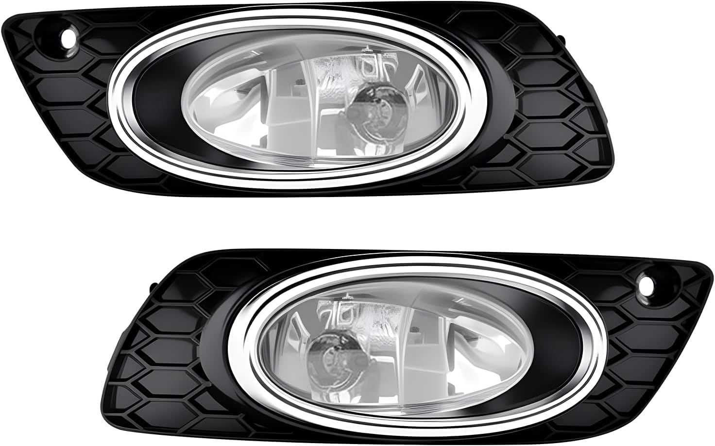 2012 Honda Civic 4-Door Sedan Fog Lights | DOT & SAE Approved | With Wiring Harness & Switch | Plug & Play | 1 Pair