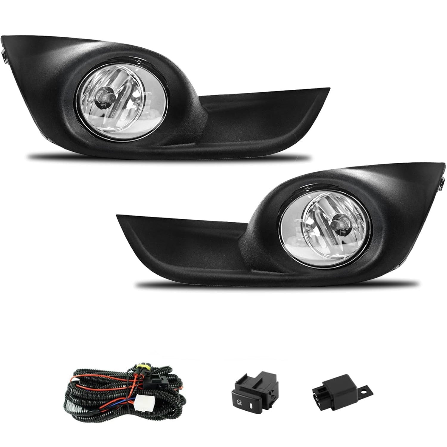 2013-2015 Nissan Altima Fog Lights Assembly with H11 12V 55W Bulbs, Wiring Harness and Switch